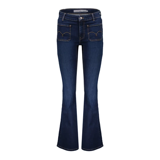 Geisha 5-pocket flared jeans front pockets 21580-50