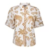 Geisha blouse allover safari print 23490-20