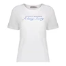 Geisha Damen Basic T-Shirt mit Slogan 42020-40