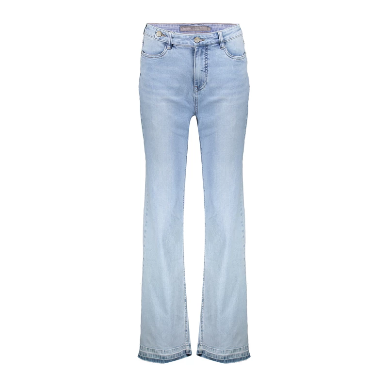 Geisha dames blauwe high straight fit jeans 41039-10