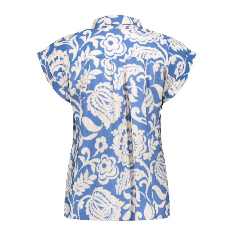 Geisha dames blouse met bloemenprint 43211-20