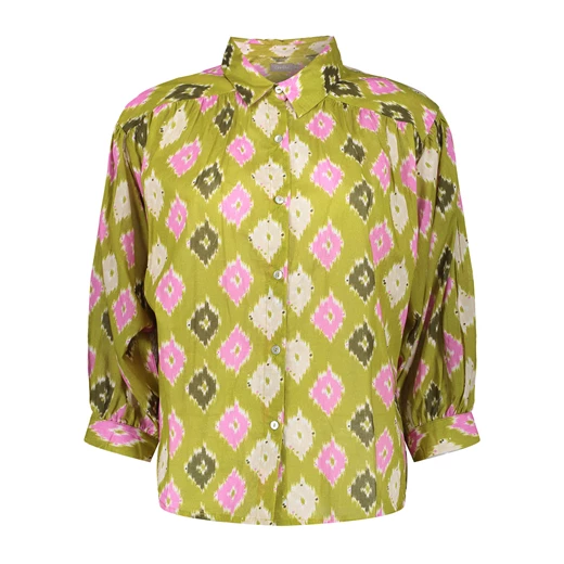Geisha dames blouse met Ikat print 43370-21
