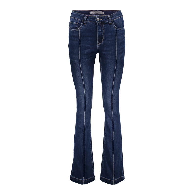 Geisha dames flared jeans met stretch 31501-10