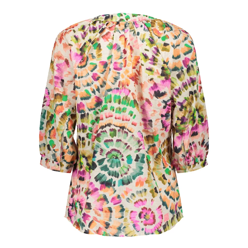 Geisha dames kleurrijke blouse 43202-20