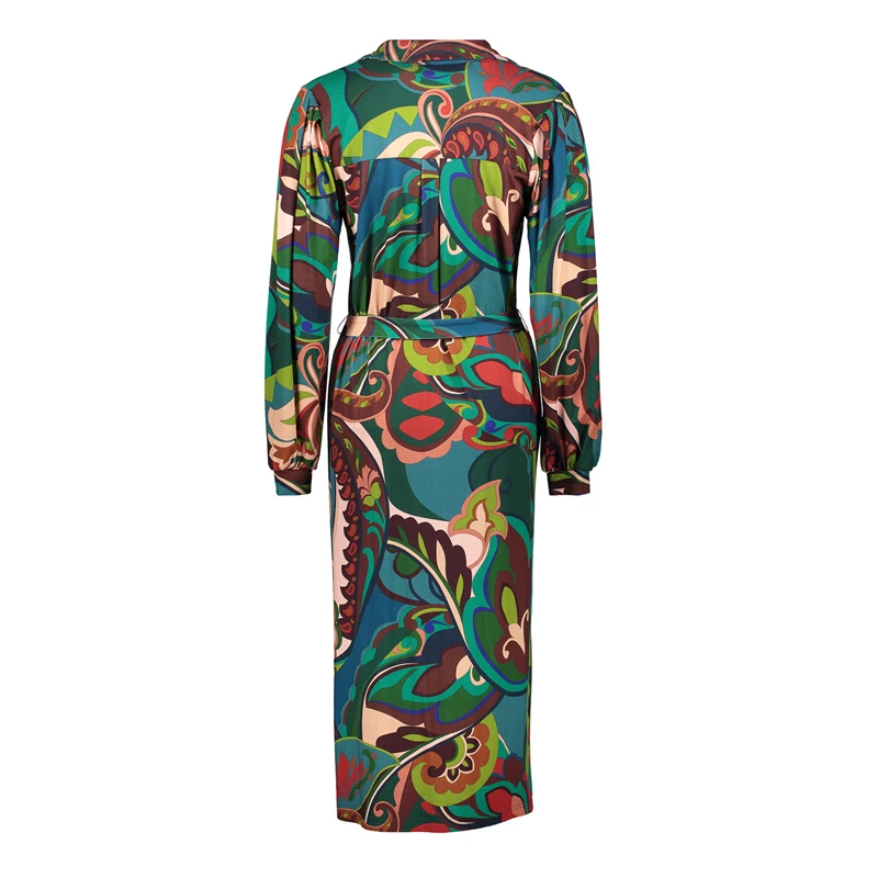 Geisha dames kleurrijke blouse jurk 37600-20