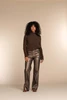 Geisha dames metallic flared jeans 31806-10