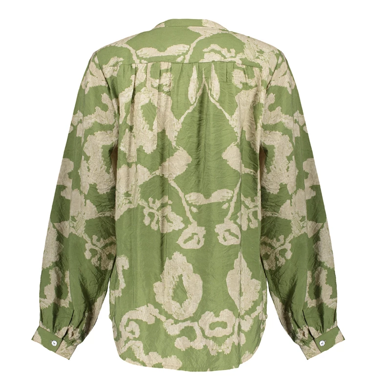 Geisha dames oversized blouse met ikat print 43088-40