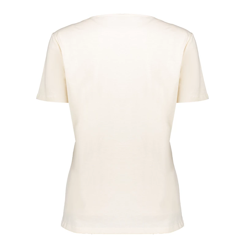 Geisha dames T-shirt met embroidery V-hals 42030-47