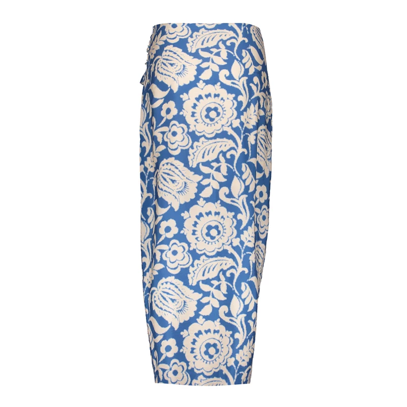 Geisha dames wrap skirt met bloemenprint 46200-20