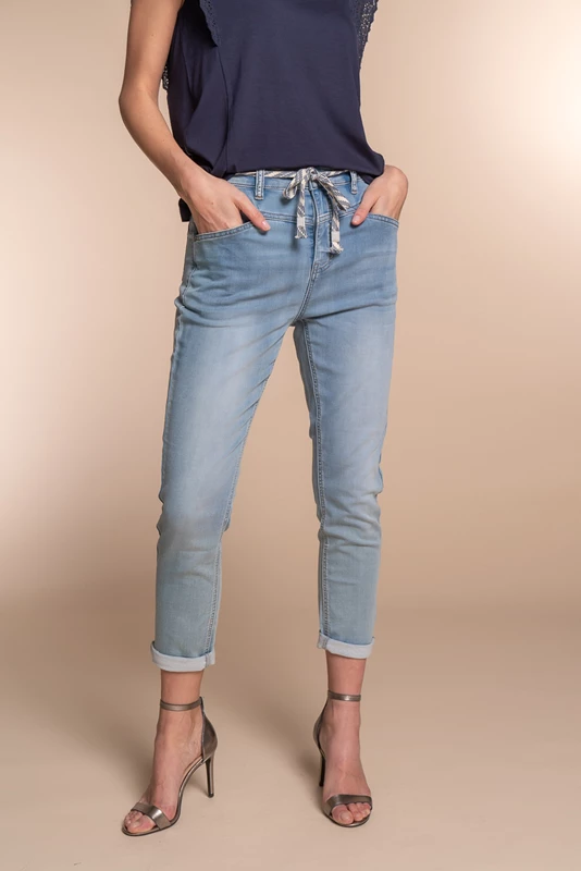 Geisha denim jeans belt 31300-10