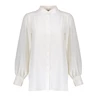 Geisha doorknoop blouse padded shoulders 23947-20