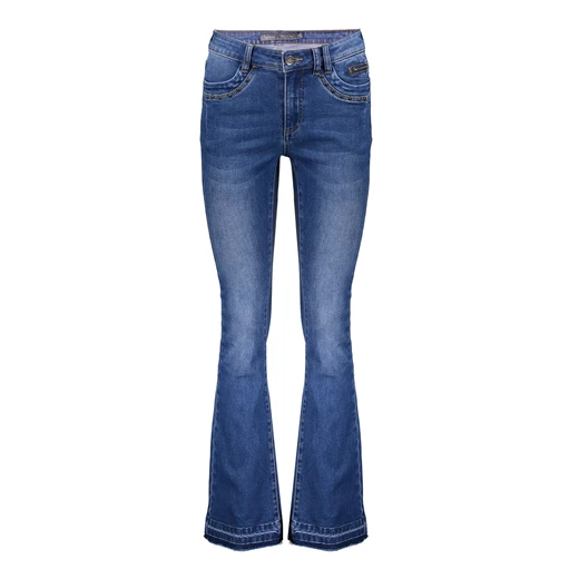 Geisha flared jeans raw edged details 21707-10