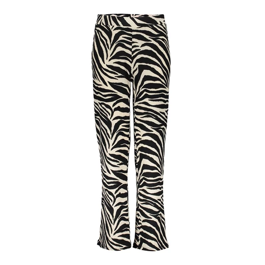 Geisha Girls straight leg pants zebraprint 21164K-20