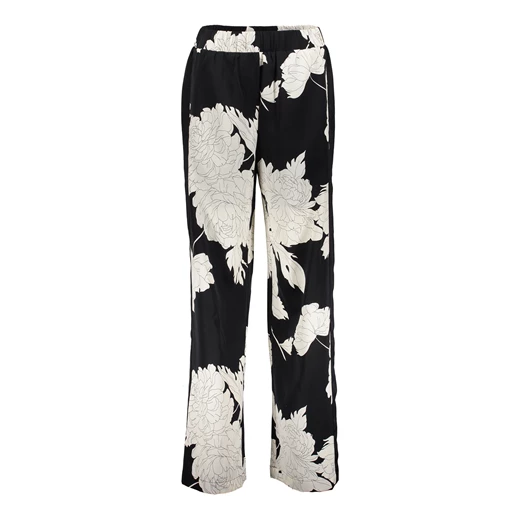 Geisha pants bi-color sized-out flowerprint 31151-26