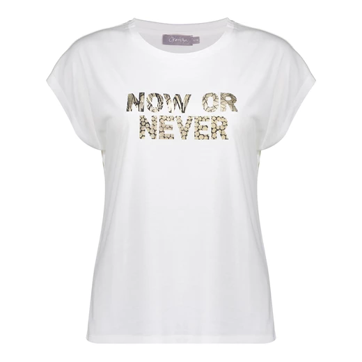 Geisha T-shirt 'now or never' 32441-41