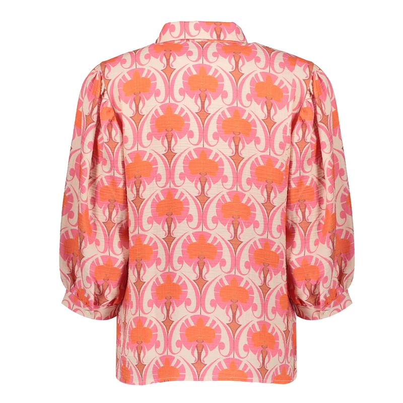 Geisha women blouse with print 43241-20