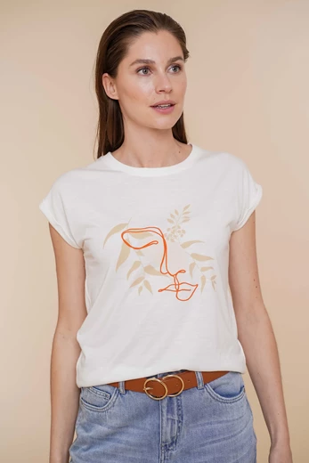 Geisha Women Graphic T-Shirt 42377-41