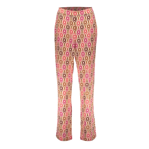 Geisha women printed straight fit trousers 41218-20