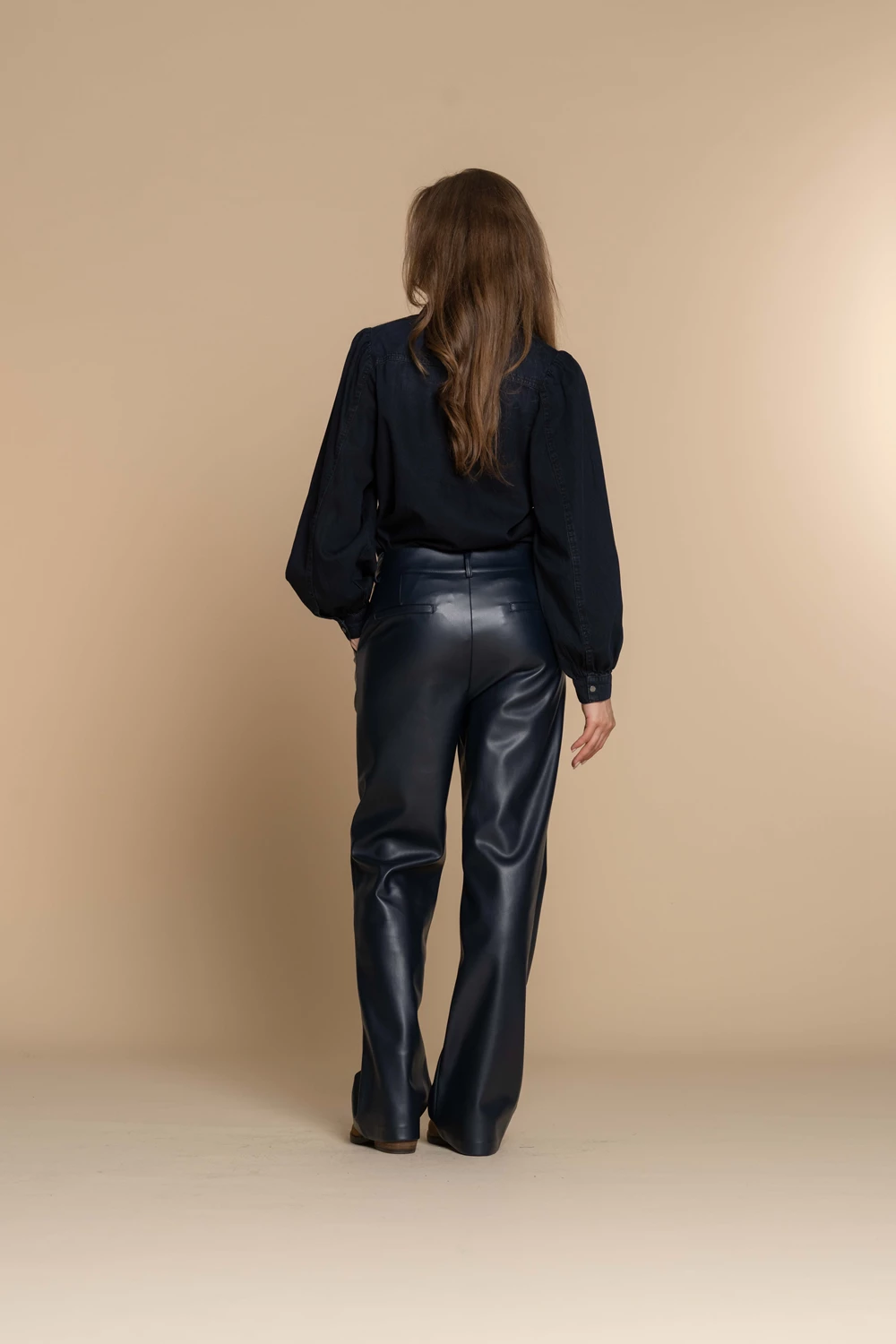 Faux leather Trousers | Black | ONLY®